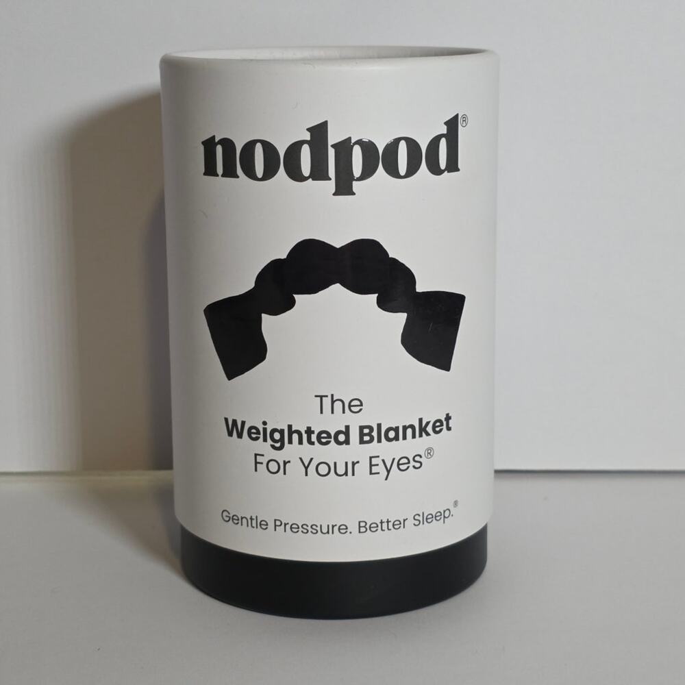 Nodpod Weighted Blanket For Your Eyes Black Sleep Mask Ulta New Open Box
